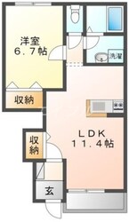 メゾン・エスポワールの物件間取画像